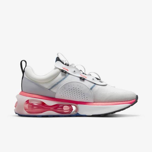 Trampki Męskie Nike Air Max 2021 Białe Czerwone Czarne Niebieskie | NK718KFC