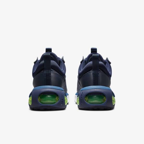 Trampki Męskie Nike Air Max 2021 Obsidian Głęboka Zielone Niebieskie Białe | NK189CUS