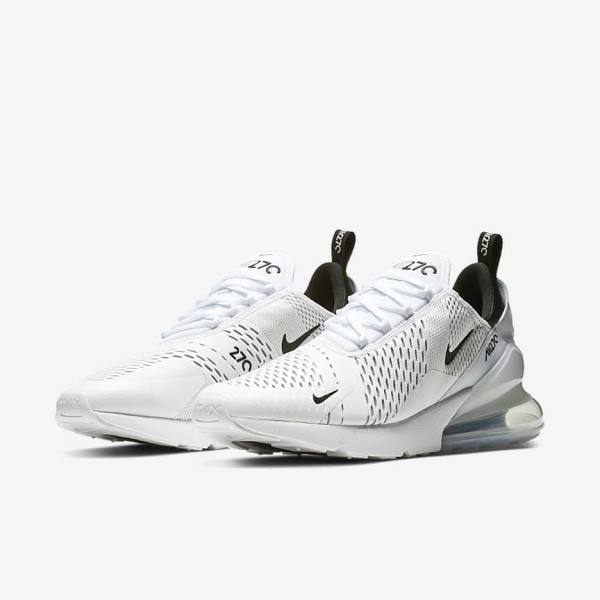 Trampki Męskie Nike Air Max 270 Białe Czarne | NK873RVU