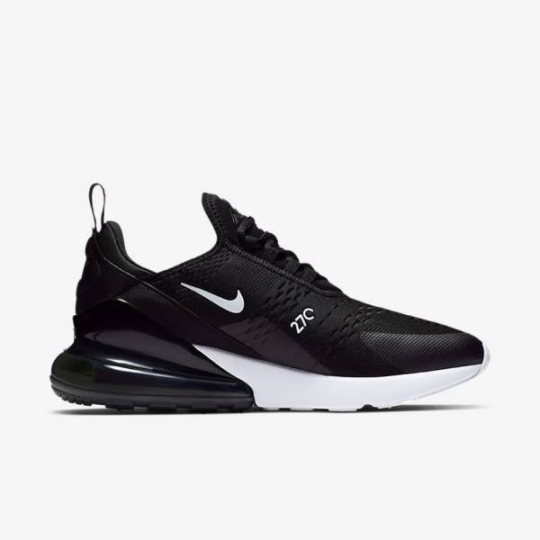 Trampki Męskie Nike Air Max 270 Czarne Białe Czerwone Ciemny Szare | NK194LCF