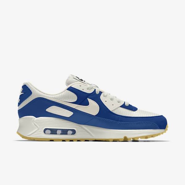 Trampki Męskie Nike Air Max 90 By You Custom Kolorowe | NK930KFY