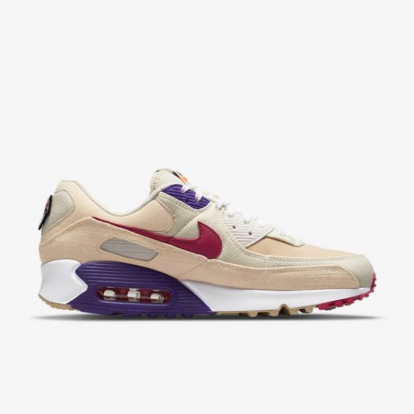 Trampki Męskie Nike Air Max 90 Różowe | NK175LPJ