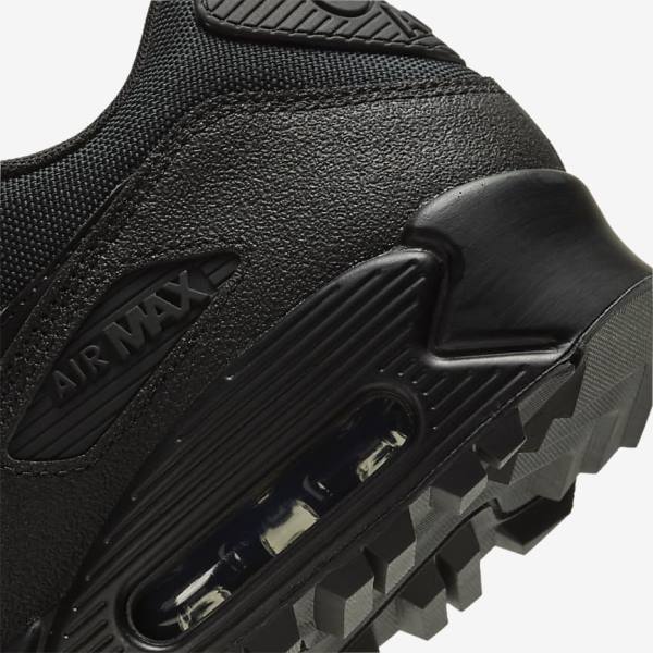 Trampki Męskie Nike Air Max 90 Surplus Czarne | NK219PZO