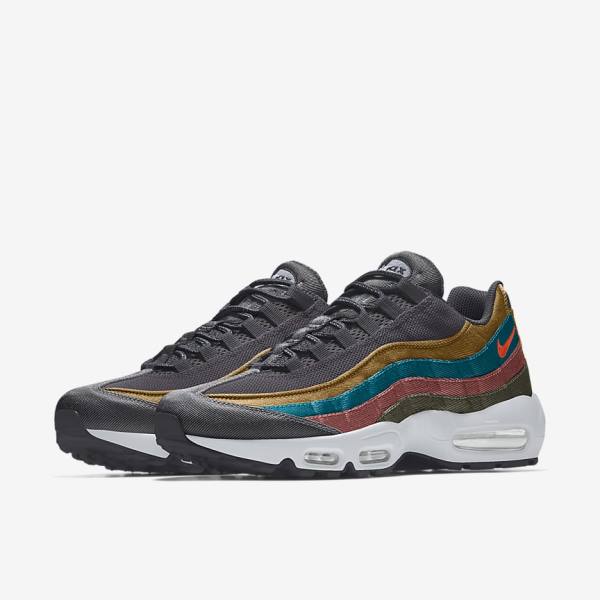 Trampki Męskie Nike Air Max 95 By You Custom Kolorowe | NK321CDW