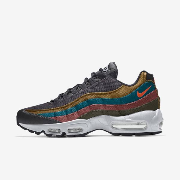 Trampki Męskie Nike Air Max 95 By You Custom Kolorowe | NK321CDW