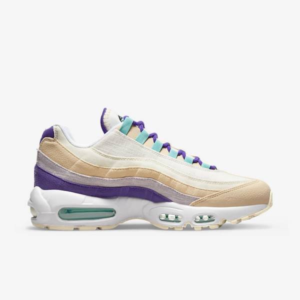 Trampki Męskie Nike Air Max 95 SE Turkusowe | NK430SBH