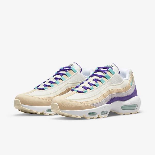 Trampki Męskie Nike Air Max 95 SE Turkusowe | NK430SBH