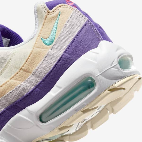 Trampki Męskie Nike Air Max 95 SE Turkusowe | NK430SBH