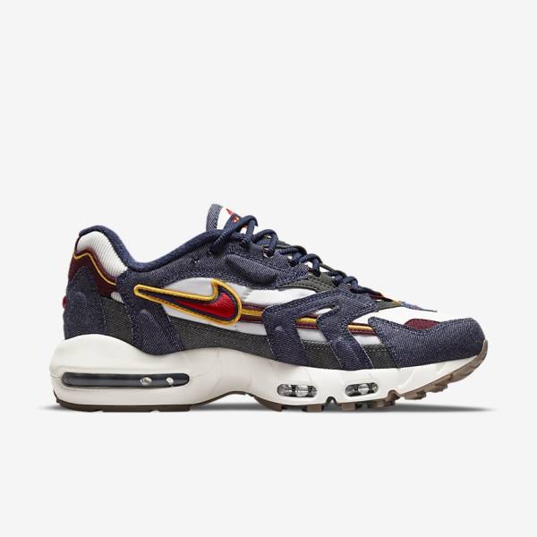 Trampki Męskie Nike Air Max 96 II Niebieskie | NK259LTF