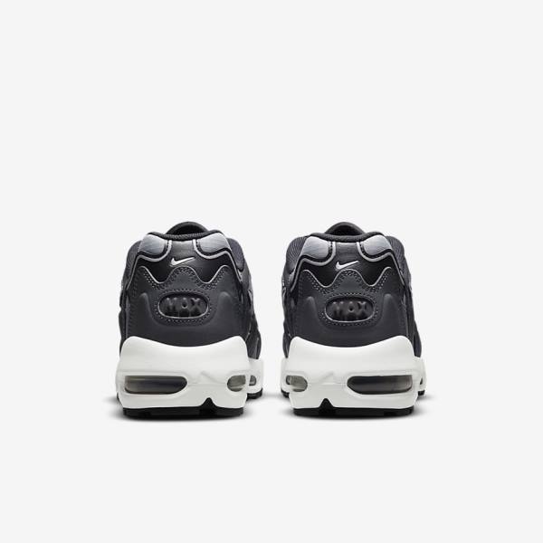 Trampki Męskie Nike Air Max 96 II Szare Ciemny Szare Białe Czarne | NK672BUX