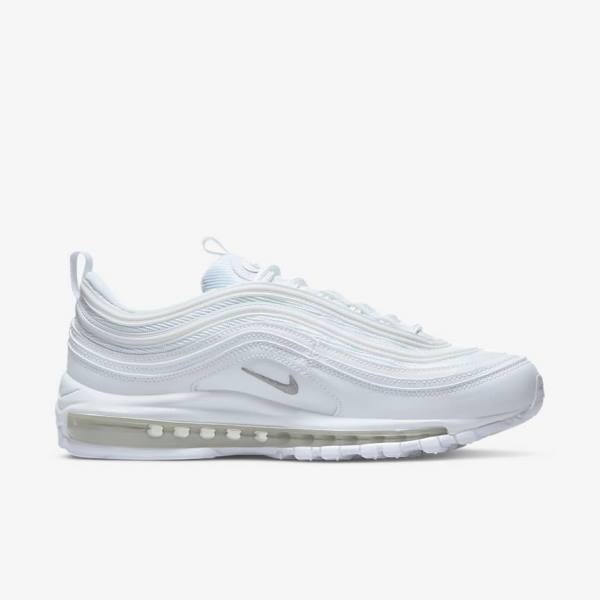 Trampki Męskie Nike Air Max 97 Białe Czarne Szare | NK267QKR