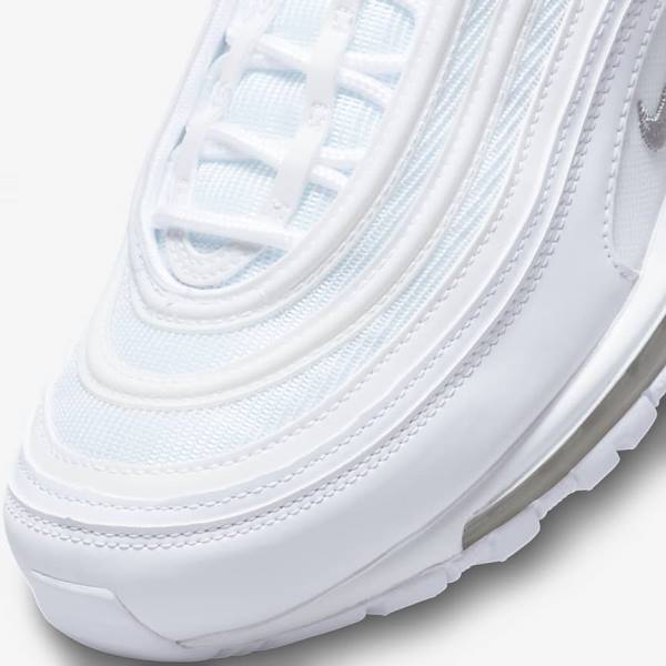 Trampki Męskie Nike Air Max 97 Białe Czarne Szare | NK267QKR