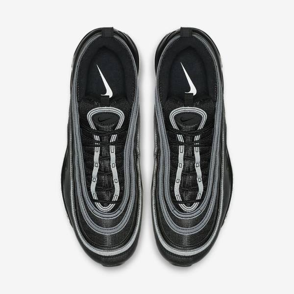 Trampki Męskie Nike Air Max 97 Czarne Białe | NK156LCE