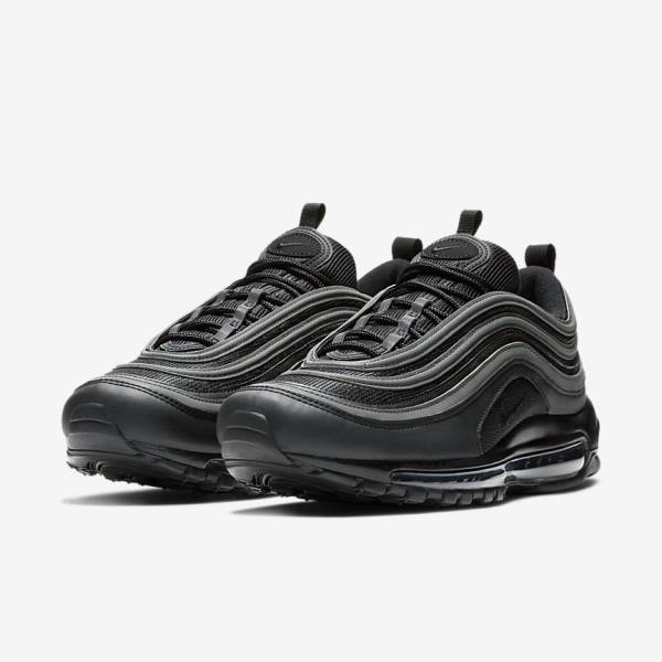 Trampki Męskie Nike Air Max 97 Czarne Białe | NK156LCE