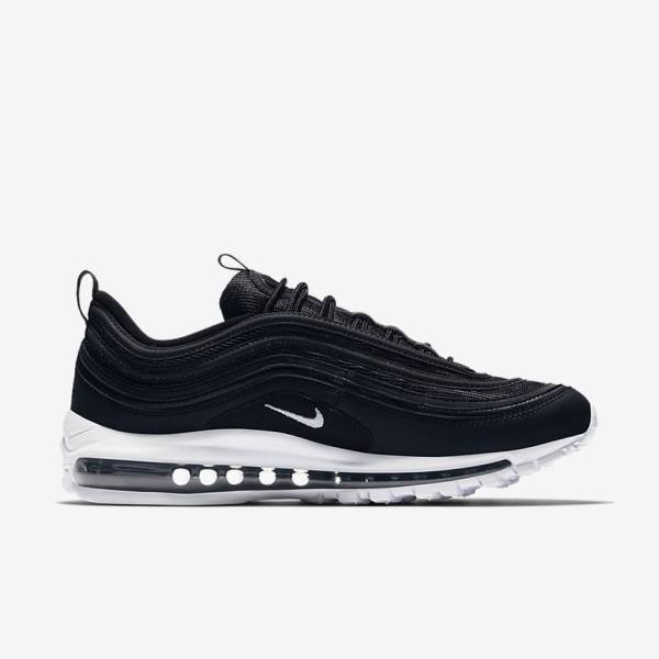 Trampki Męskie Nike Air Max 97 Czarne Białe | NK963QHK