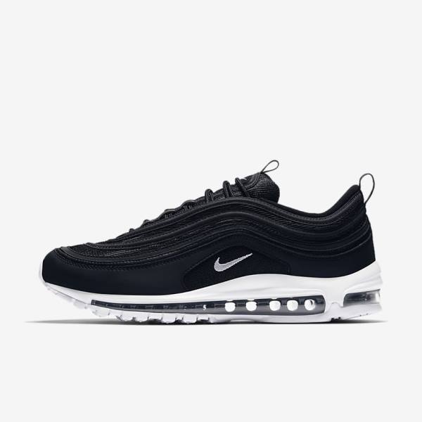 Trampki Męskie Nike Air Max 97 Czarne Białe | NK963QHK