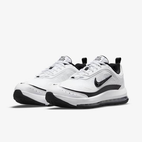 Trampki Męskie Nike Air Max AP Białe Głęboka Czerwone Czarne | NK016JZC