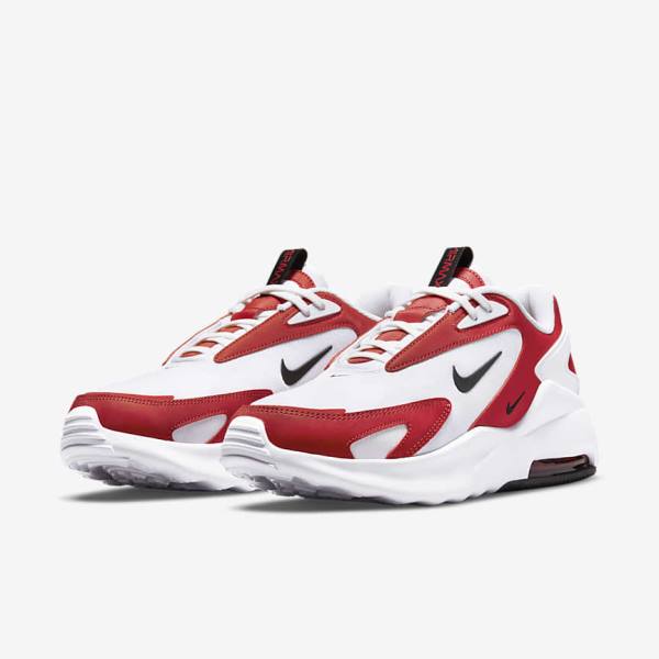 Trampki Męskie Nike Air Max Bolt Białe Czerwone Czarne | NK697KIB