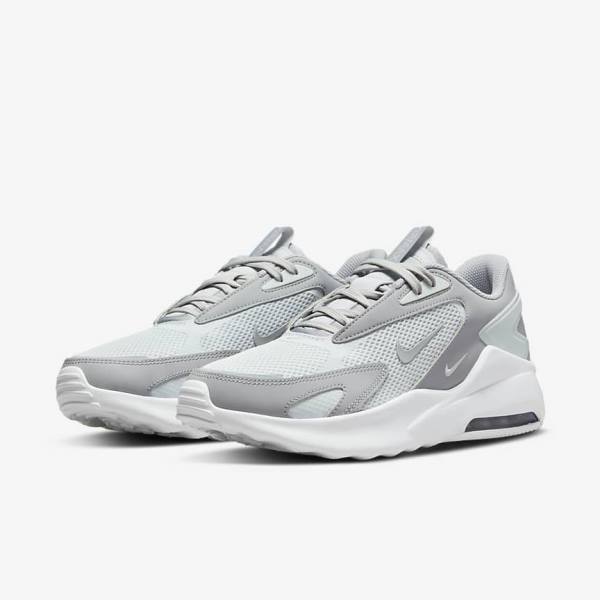 Trampki Męskie Nike Air Max Bolt Platyna Białe Metal Srebrne Szare | NK492GQO