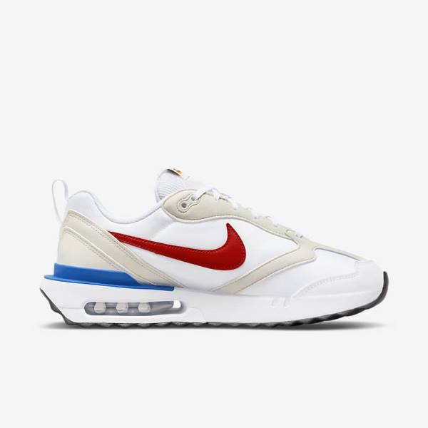 Trampki Męskie Nike Air Max Dawn Białe Niebieskie Czarne Czerwone | NK817ZGX