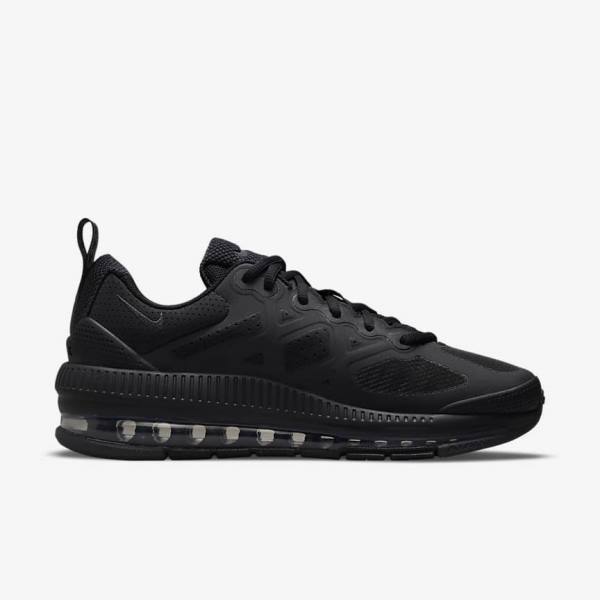 Trampki Męskie Nike Air Max Genome Czarne Ciemny Szare | NK896RUI