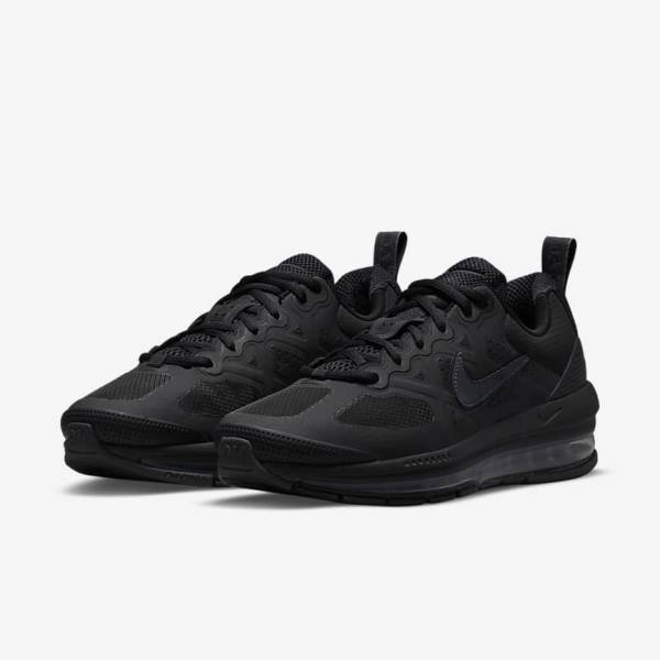 Trampki Męskie Nike Air Max Genome Czarne Ciemny Szare | NK896RUI