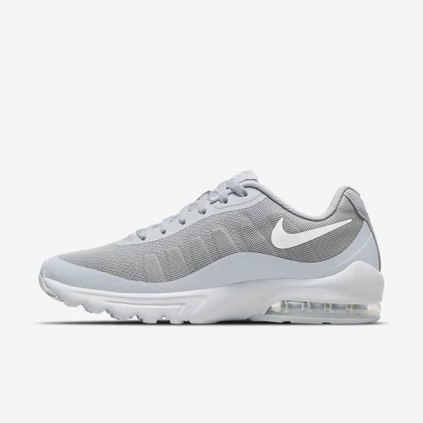 Trampki Męskie Nike Air Max Invigor Szare Białe | NK746TRJ