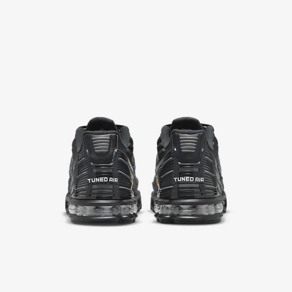 Trampki Męskie Nike Air Max Plus 3 Czarne Ciemny Szare Białe | NK143UTD