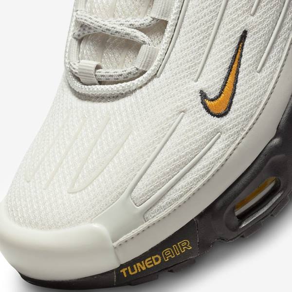 Trampki Męskie Nike Air Max Plus 3 Głęboka Beżowe Czarne Srebrne Złote | NK795RMA