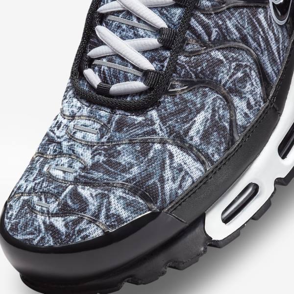 Trampki Męskie Nike Air Max Plus Czarne Białe Ciemny Szare Czarne | NK460DFE