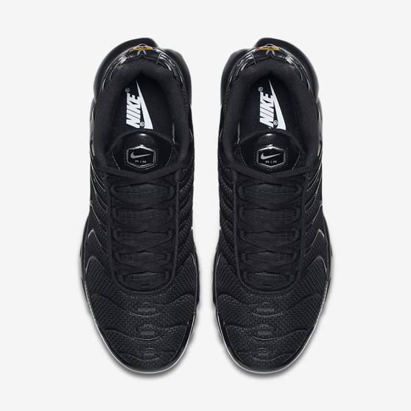 Trampki Męskie Nike Air Max Plus Czarne | NK463VJL