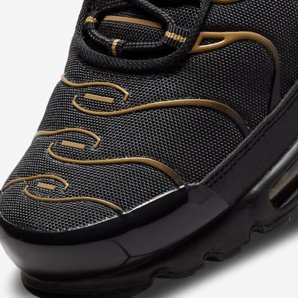 Trampki Męskie Nike Air Max Plus Czarne Brązowe Złote | NK809EFN