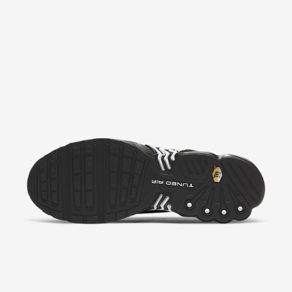 Trampki Męskie Nike Air Max Plus III Czarne Białe | NK756NDL