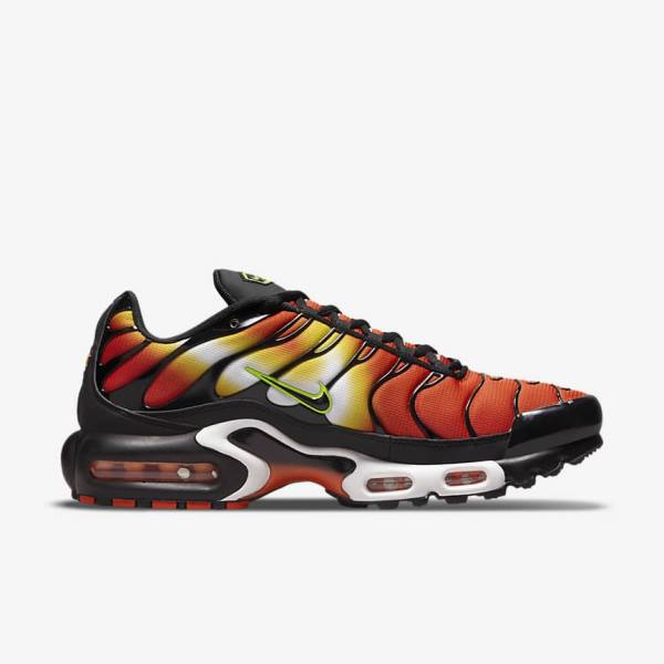 Trampki Męskie Nike Air Max Plus Pomarańczowe Złote Czarne | NK651SVU