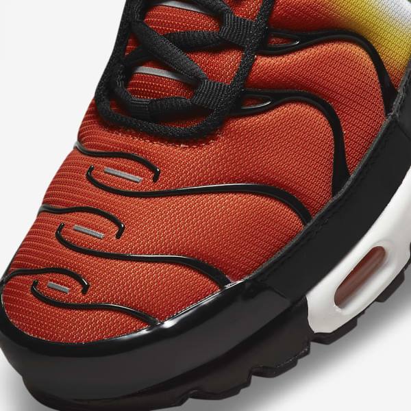 Trampki Męskie Nike Air Max Plus Pomarańczowe Złote Czarne | NK651SVU