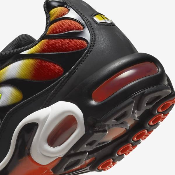 Trampki Męskie Nike Air Max Plus Pomarańczowe Złote Czarne | NK651SVU