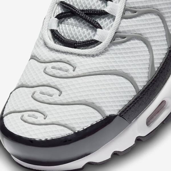 Trampki Męskie Nike Air Max Plus Szare Czarne Czerwone | NK537VQU