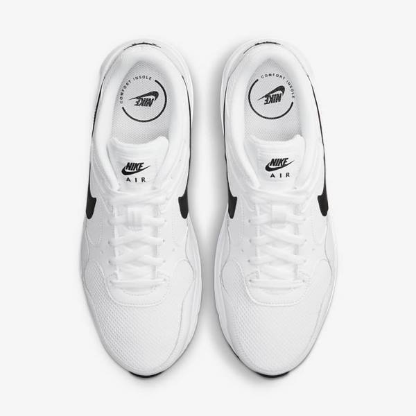 Trampki Męskie Nike Air Max SC Białe Czarne | NK015KQM