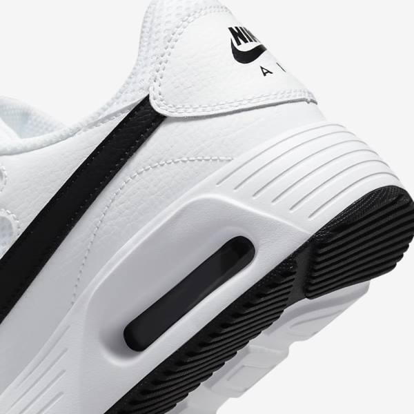 Trampki Męskie Nike Air Max SC Białe Czarne | NK015KQM