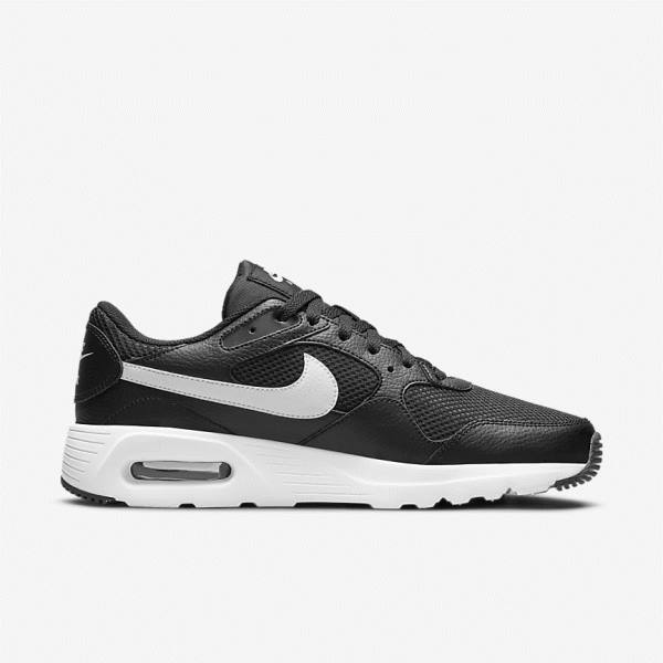 Trampki Męskie Nike Air Max SC Czarne Białe | NK814EWT