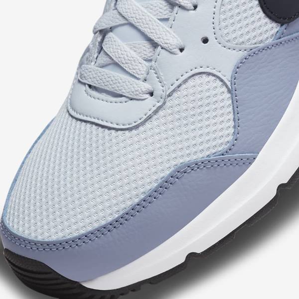 Trampki Męskie Nike Air Max SC Platyna Białe Czarne | NK796NZG