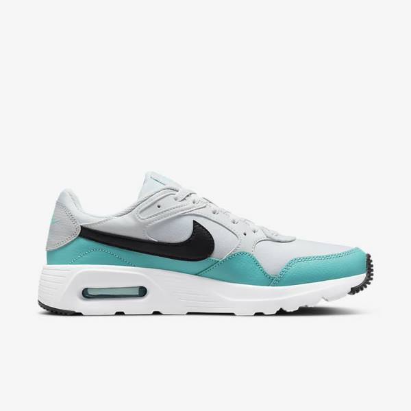 Trampki Męskie Nike Air Max SC Turkusowe Białe Czarne | NK302JUY