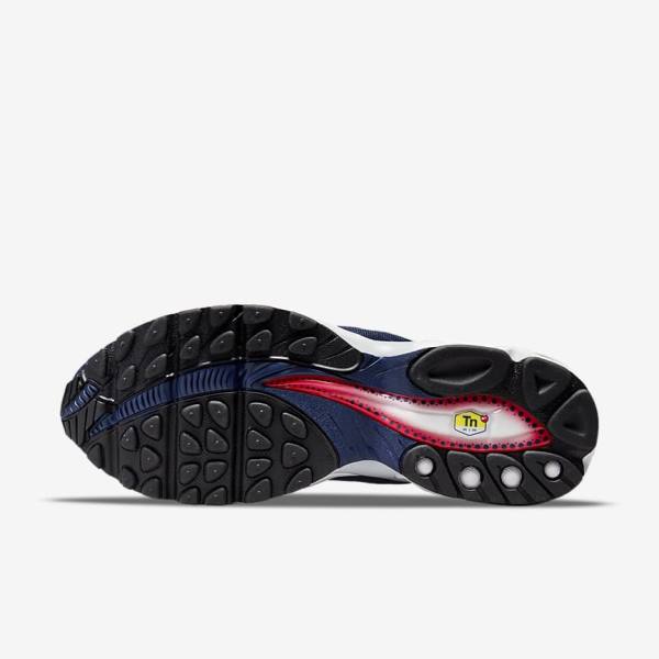 Trampki Męskie Nike Air Max Tailwind V SP Granatowe Platyna Białe Czerwone | NK701BQN