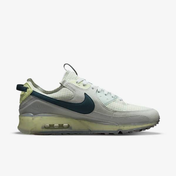 Trampki Męskie Nike Air Max Terrascape 90 Szare Głęboka Zielone Ciemny Turkusowe Zielone | NK123XZO