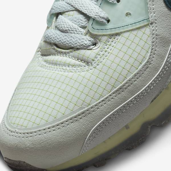 Trampki Męskie Nike Air Max Terrascape 90 Szare Głęboka Zielone Ciemny Turkusowe Zielone | NK123XZO