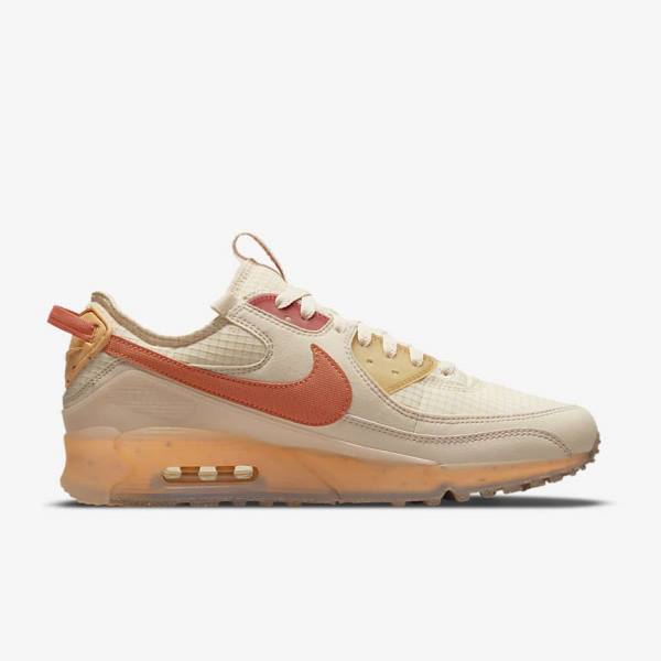 Trampki Męskie Nike Air Max Terrascape 90 Białe Pomarańczowe Różowe Żółte | NK823WRB