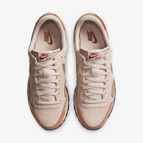 Trampki Męskie Nike Air Pegasus 83 PRM Khaki Szare Khaki Różowe Głęboka Brązowe Czerwone | NK307JNS