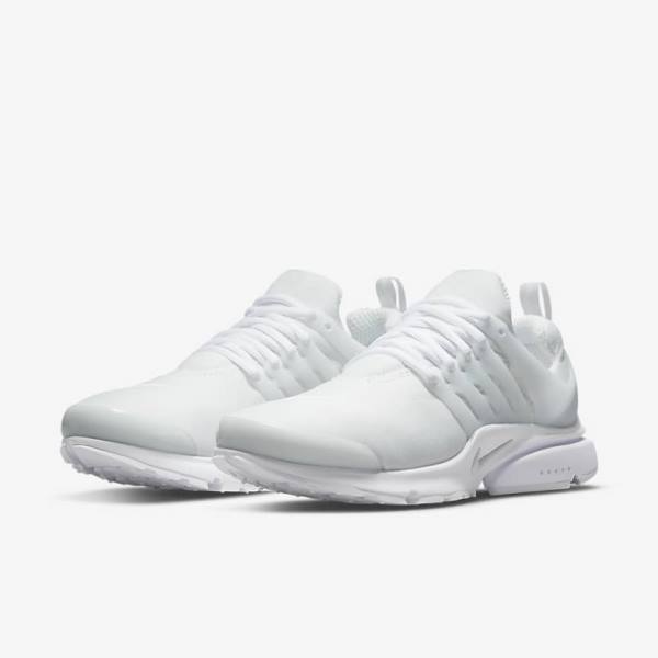 Trampki Męskie Nike Air Presto Białe Platyna | NK546OXE