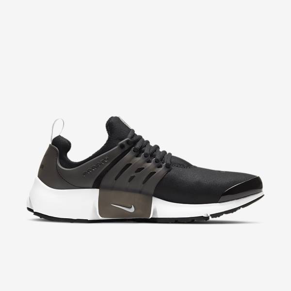 Trampki Męskie Nike Air Presto Czarne Białe | NK057NOY