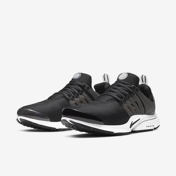 Trampki Męskie Nike Air Presto Czarne Białe | NK057NOY